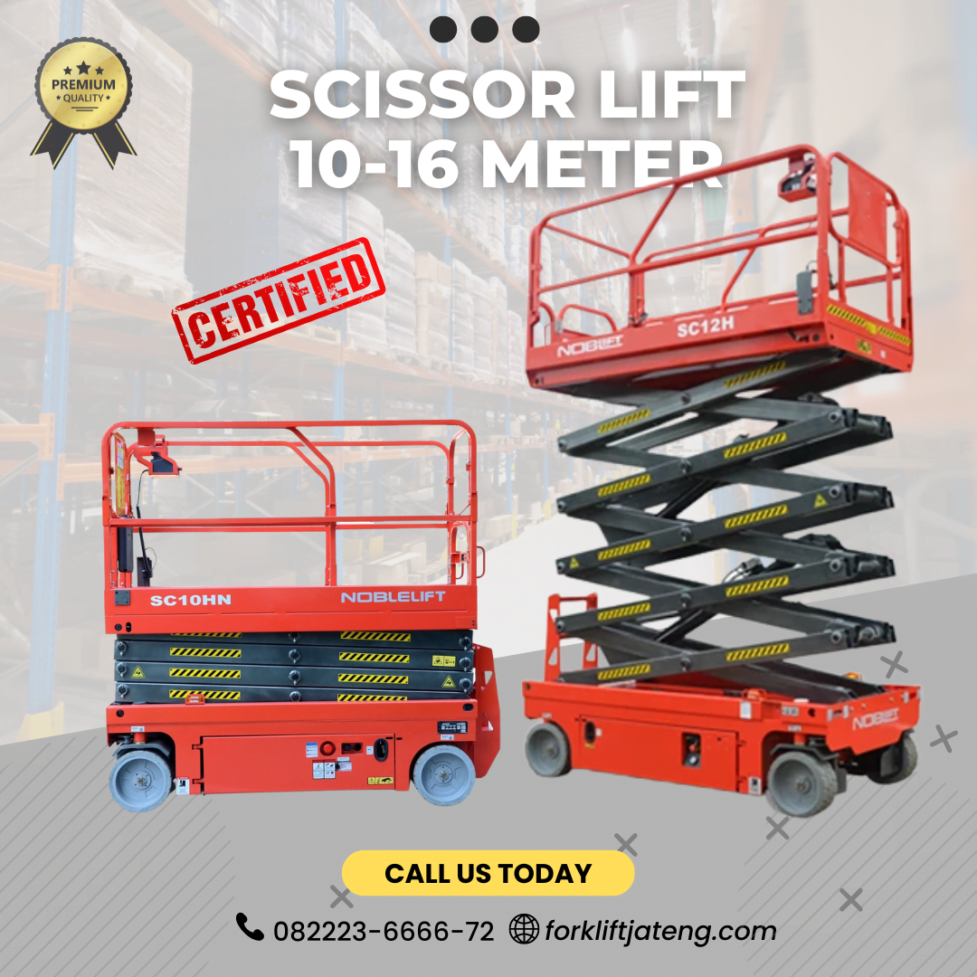 Jual Scissor Lift Murah Indonesia, Distributor Scissor Lift Murah